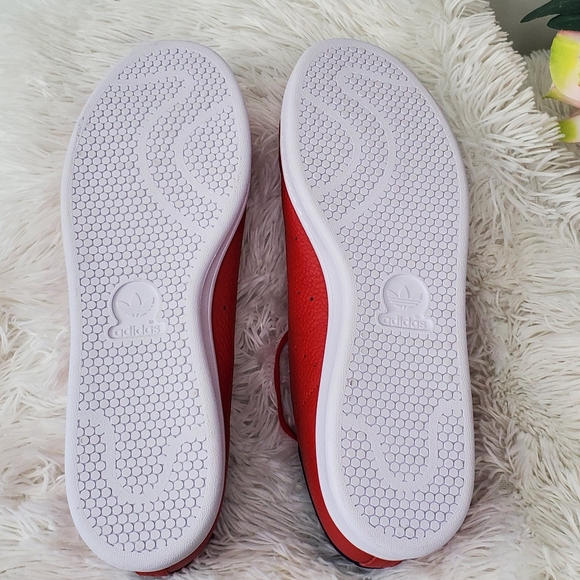 Adidas originals Stan Smith Woven men's trainers shoes sneakers Red Size 13 - Picture 11 of 13